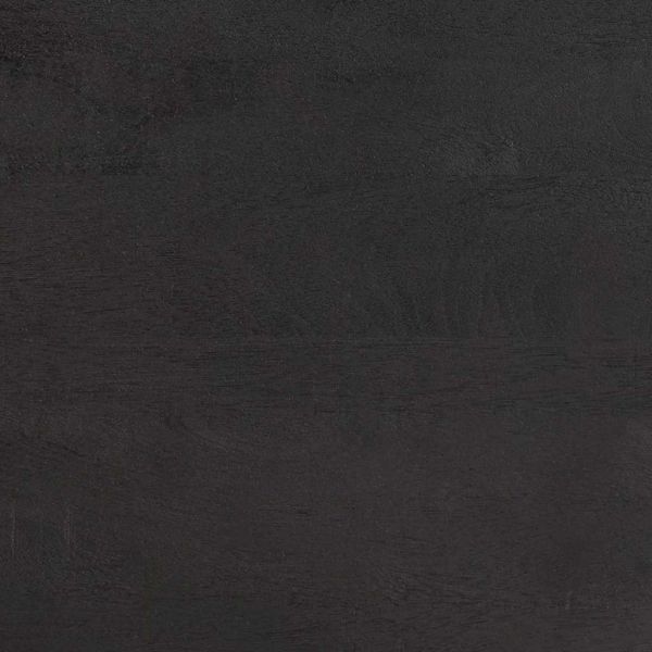 Нощен шкаф Черно 40 x 33 x 46 см Солидно мангово дърво