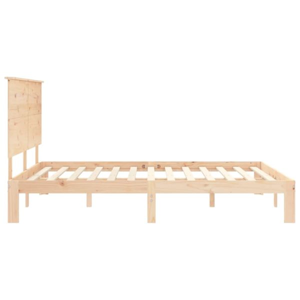 Рамка за легло с табла King Size масивно дърво