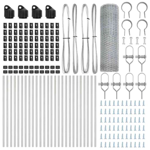 Стълб за ограда. Сребрист