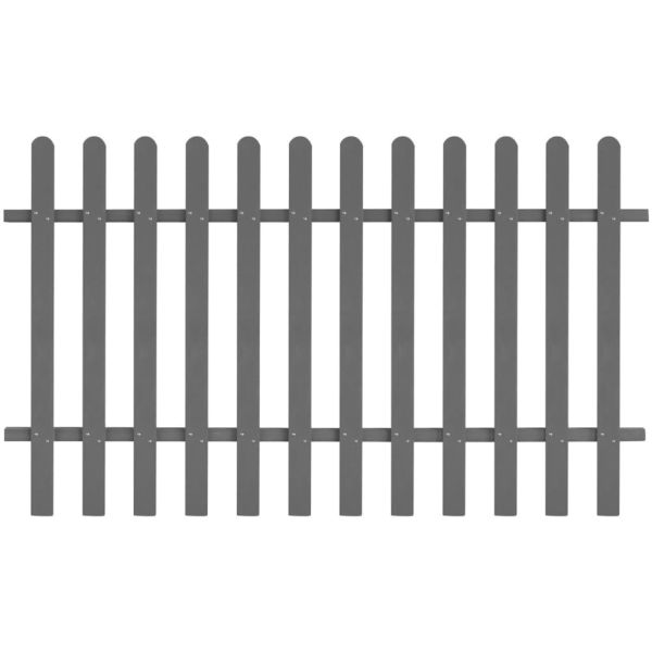 Дъсчена ограда, WPC, 200x120 см