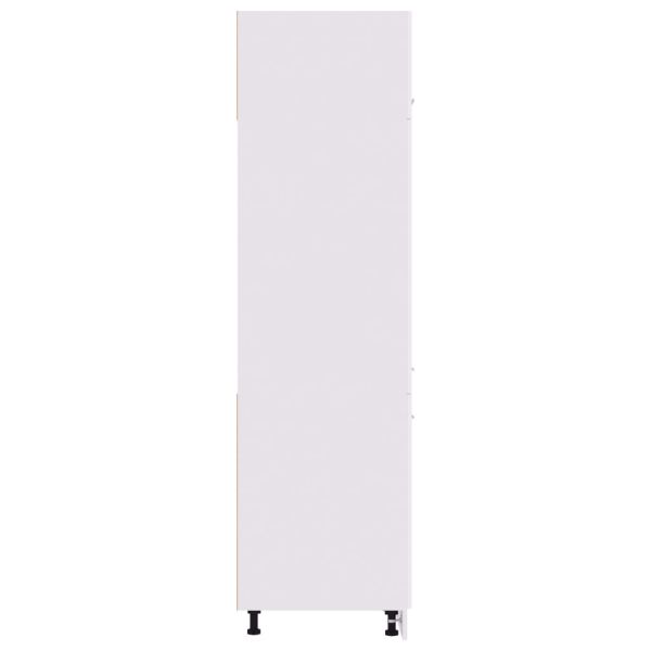 Хладилник "Lyon" бял 60x57x207 см, инженерно дърво