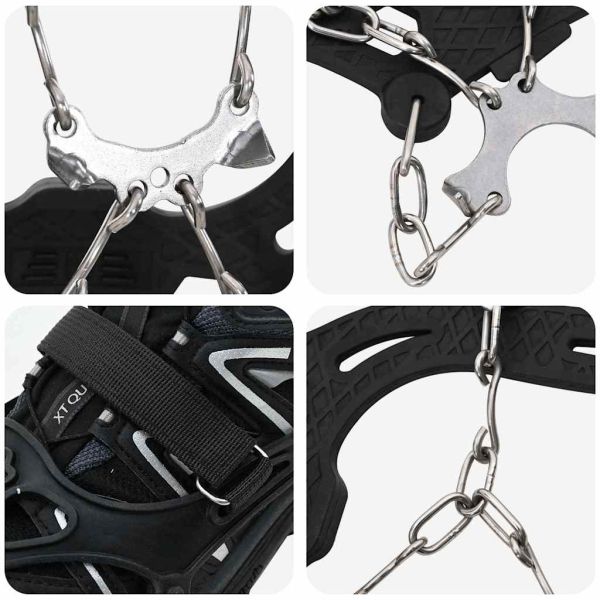 Ледени точки за обувки Черно S