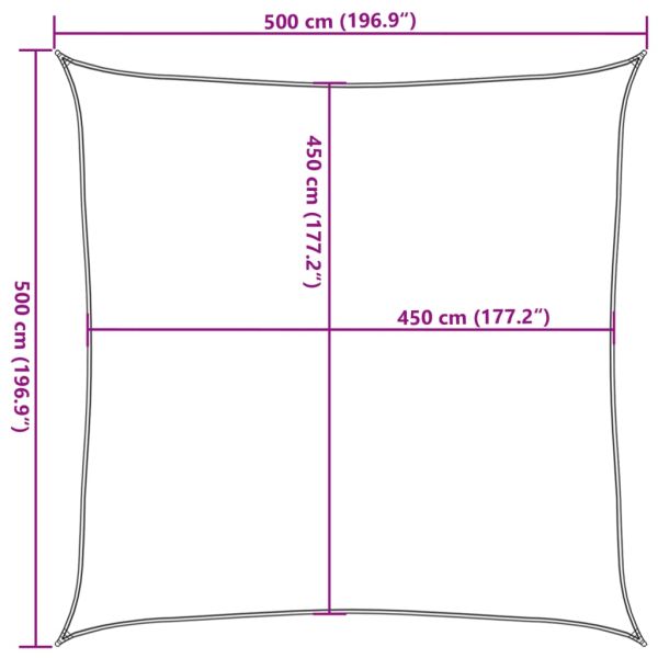 Платно-сенник, 160 г/м², кремаво, 5x5 м, HDPE