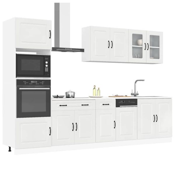 Комплект кухненски шкафове от 7 части Kalmar, инженерно дърво