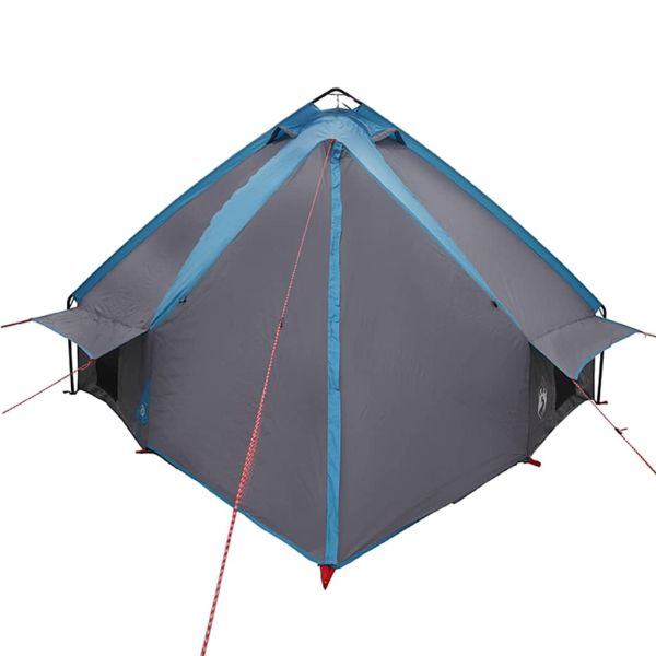 Тент тип Teepee за 8 души 8 души Синьо и сиво