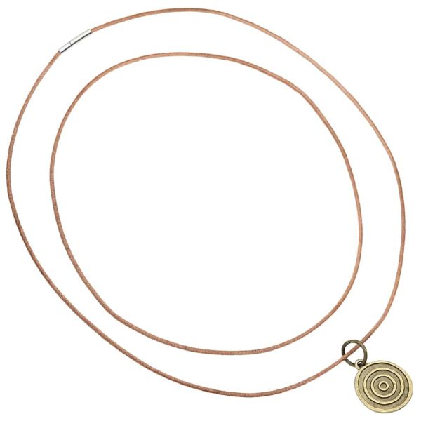 Кожена връв Кафяво Ø2 мм x 5 м Кожа