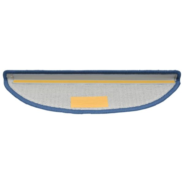 Изтривалки за стълби, 10 бр., 56x17x3 см, сини, полукръгли