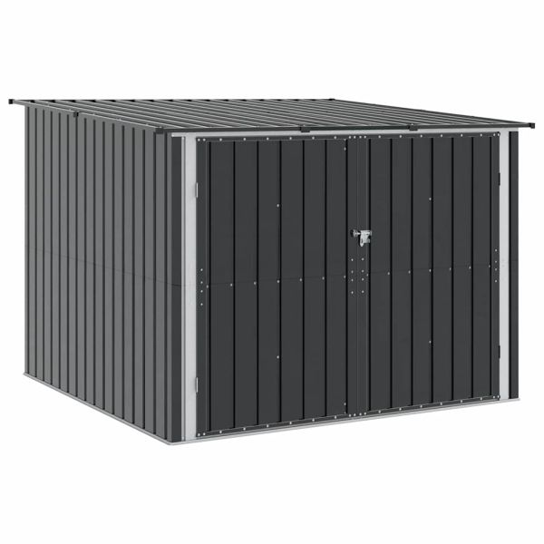 Приют за велосипеди 3 pcs Антрацит 216 x 207 x 158 см Метал