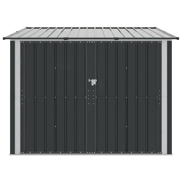 Приют за велосипеди 3 pcs Антрацит 216 x 207 x 158 см Метал