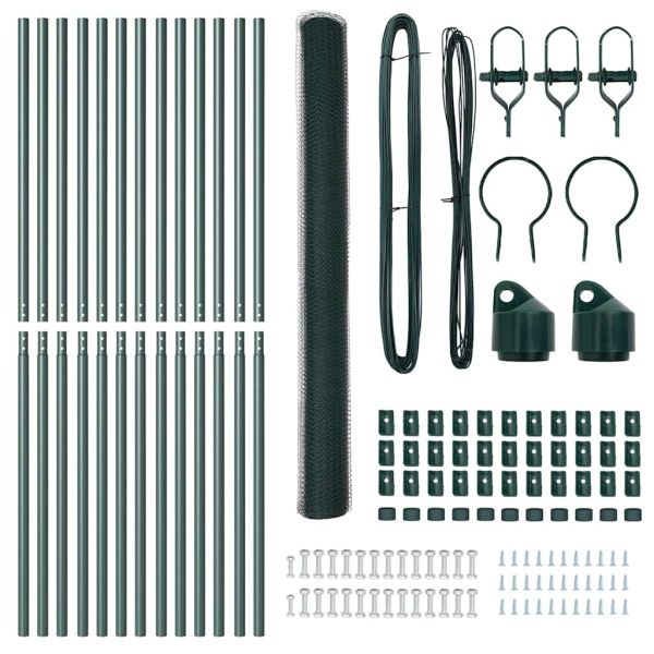 Стълб за ограда. Зелен
