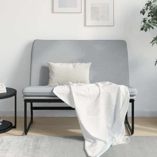 Пейка, светлосива, 100x75x76 см, плат