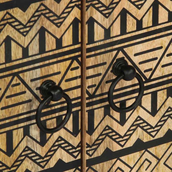 Бюфет 60x33,5x75 см грубо мангово дърво масив