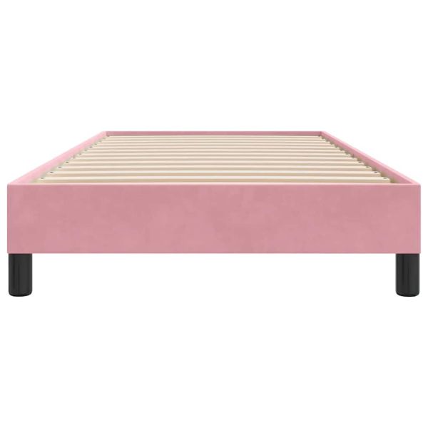 Рамка за легло без матрак Pink 90x220 cm Кадифе
