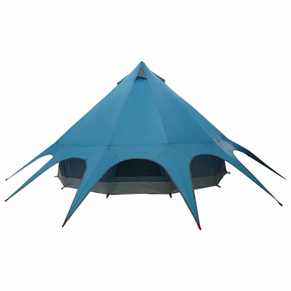 Тент тип Teepee за 5 души 5-местен Синьо и сиво