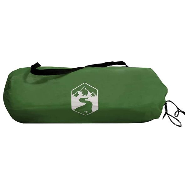 Тунелен палатка за 3 души Зелен и бял 328 x 228 x 115 см