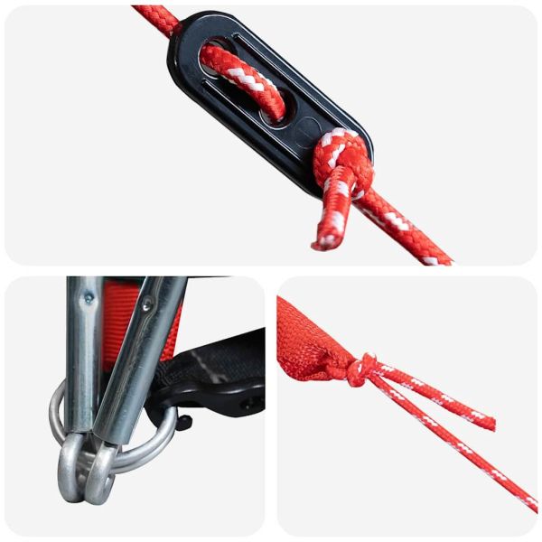 Тунелен палатка за 3 души Синьо и сиво 328 x 228 x 115 см