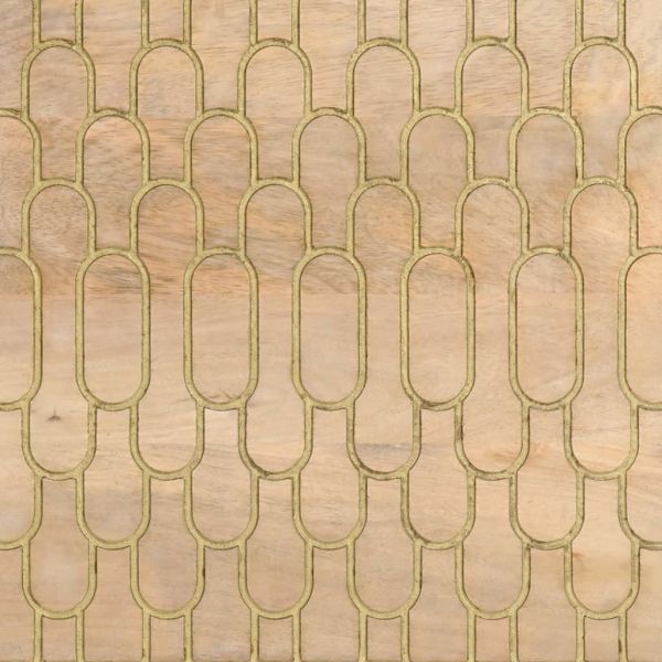 Нощни шкафчета, 2 бр, 40x33x46 см, манго масив