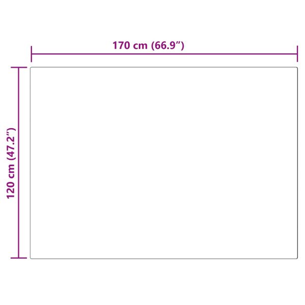 Изкуствен овчи килим Tafalla Розово 120 x 170 cm Полиестер