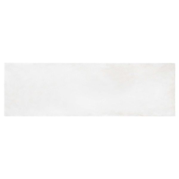 Противоплъзгащ килим от изкуствен заек Olite Бяло 80 x 250 cm