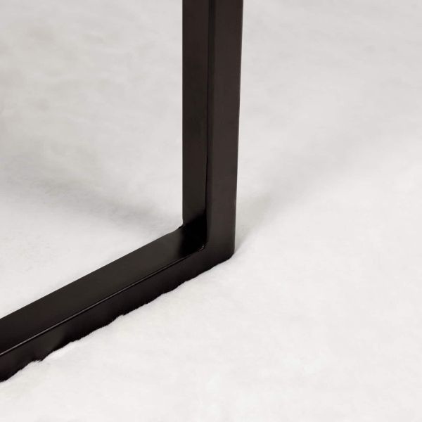 Противоплъзгащ килим от изкуствен заек Olite Бяло Ø 200 см