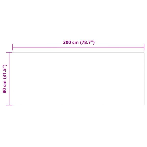 Противоплъзгащ килим от изкуствен заек Olite Бежово 80 x 200 cm