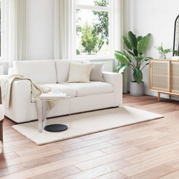 Противоплъзгащ килим от изкуствен заек Olite Крем 80 x 200 cm