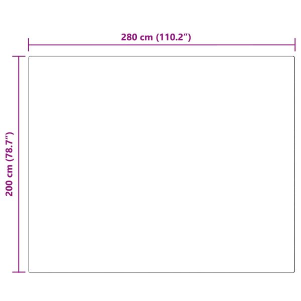 Противоплъзгащ килим от изкуствен заек Olite Крем 200 x 280 см