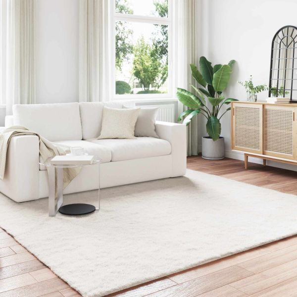 Противоплъзгащ килим от изкуствен заек Olite Крем 240 x 240 cm