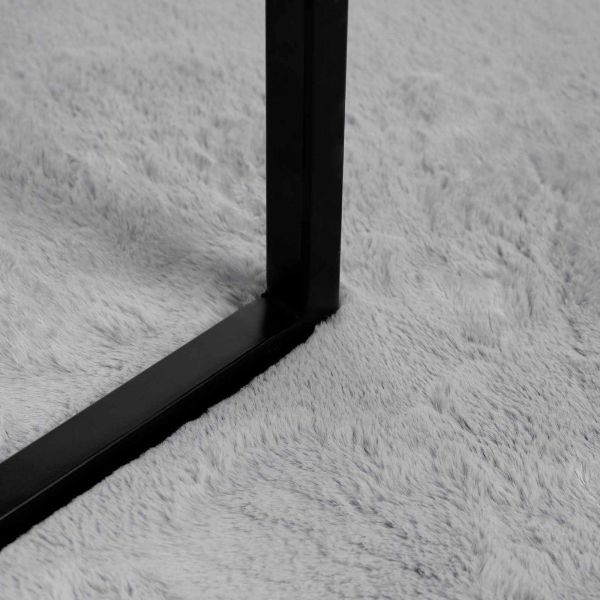 Противоплъзгащ килим от изкуствен заек Olite Сив 240 x 340 см