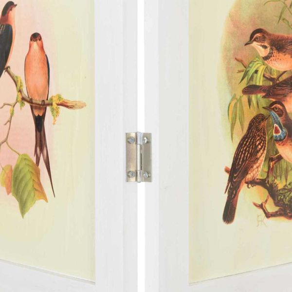 Ромdivider панел Бяло 212 x 165 см МДФ