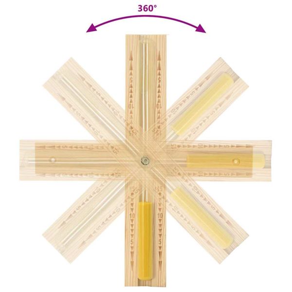 Комплект за сауна аксесоари 4 pcs Кафяво