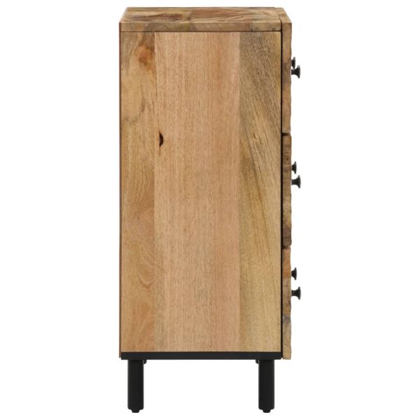 Страничен шкаф 60x33x75 см манго масивно дърво