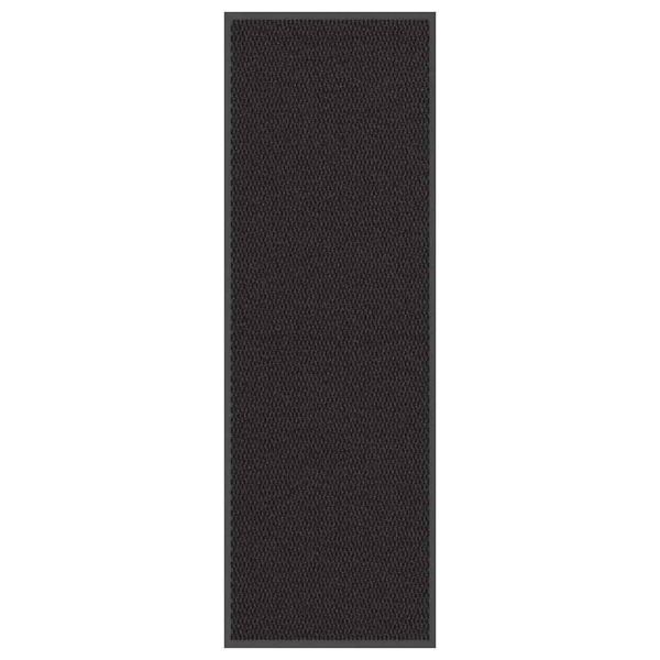 Изтривалка, черна, 60x180 см