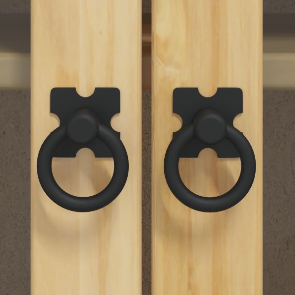 За шкафове SKI Кехлибарен 60 x 32 x 40 см Солидно борово дърво