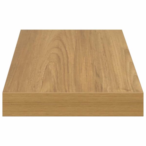 Стенен рафт 2 pcs Кафяво 40 x 23,5 x 4 см Инженерно дърво