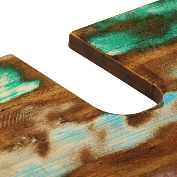 Комплект мебели за баня, 2 части, масивна акациева дървесина