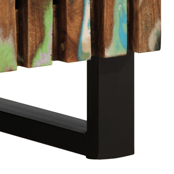 Комплект мебели за баня, 2 части, масивна акациева дървесина