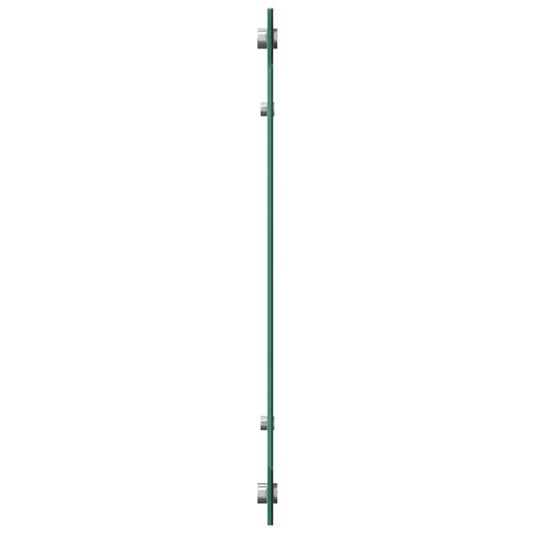 Кухненски заден панел 2 pcs Тъмен сив 100 x 50 cm