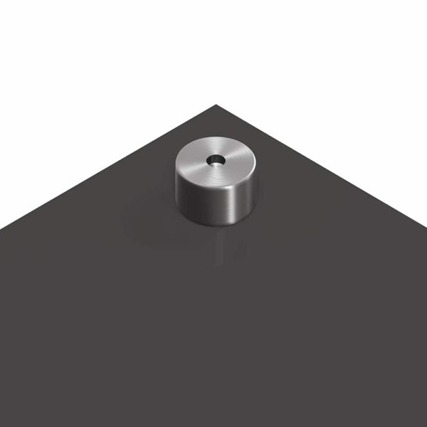 Кухненски заден панел 2 pcs Тъмен сив 100 x 50 cm