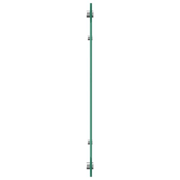 Кухненски гръб 2 pcs Светлосиво 110 x 50 cm закалено стъкло