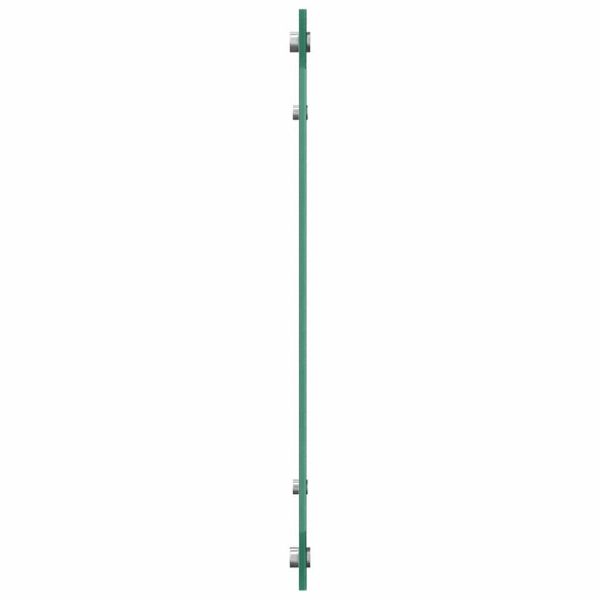 Кухненски гръб 2 pcs Прозрачен 80 x 60 cm закалено стъкло