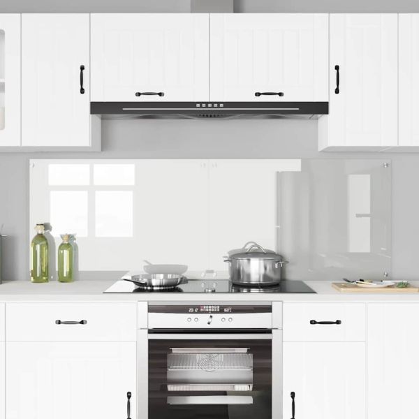 Кухненски гръб 2 pcs Прозрачен 90 x 60 cm закалено стъкло