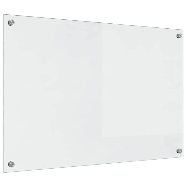 Кухненски гръб 2 pcs Прозрачен 90 x 60 cm закалено стъкло