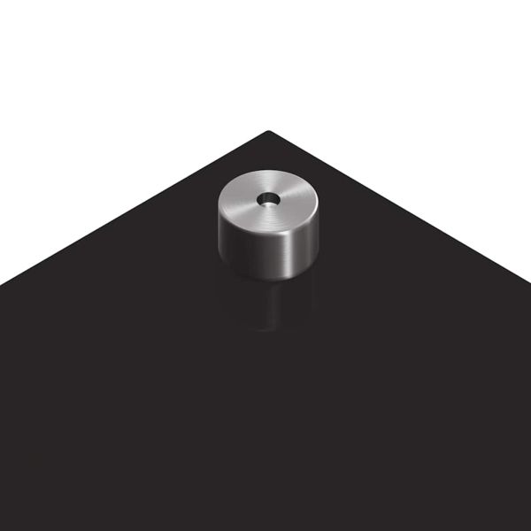 Кухненски гръб 2 pcs Черно 100 x 50 cm закалено стъкло