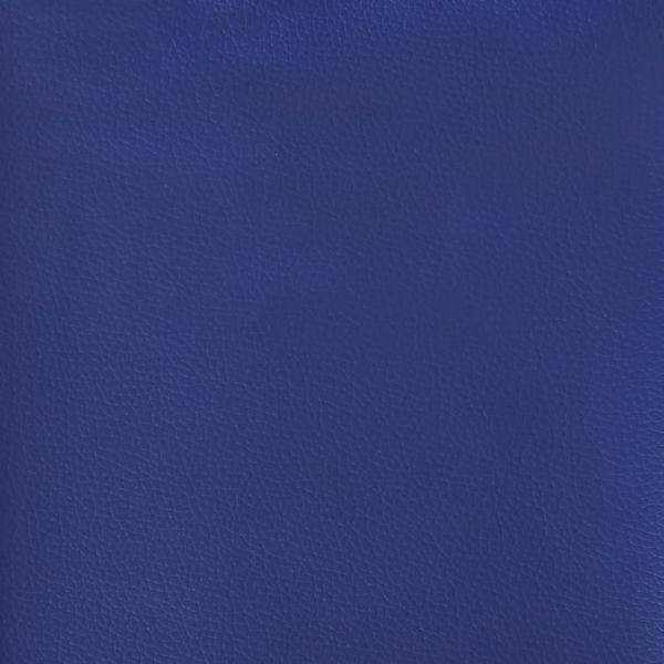 Гейминг стол, черно и синьо, изкуствена кожа