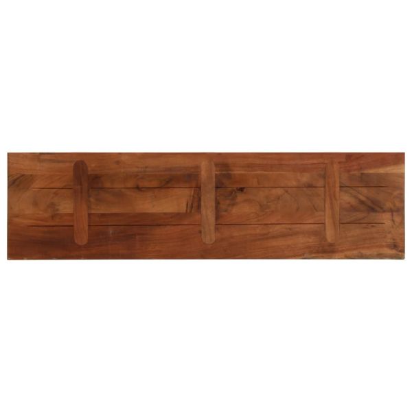 Плот за маса 110x30x3,8 см правоъгълен регенерирано дърво масив
