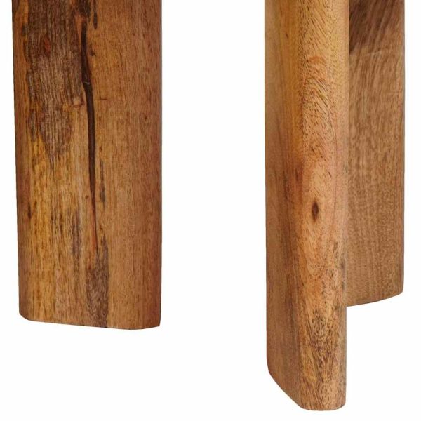 Nesting маси за кафе 2 pcs Кафяво Солидно мангово дърво