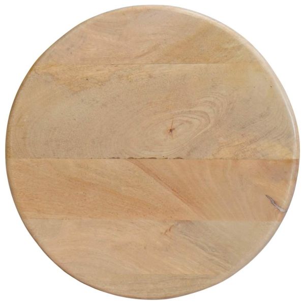 Nesting маси за кафе 3 pcs Черно Солидно мангово дърво