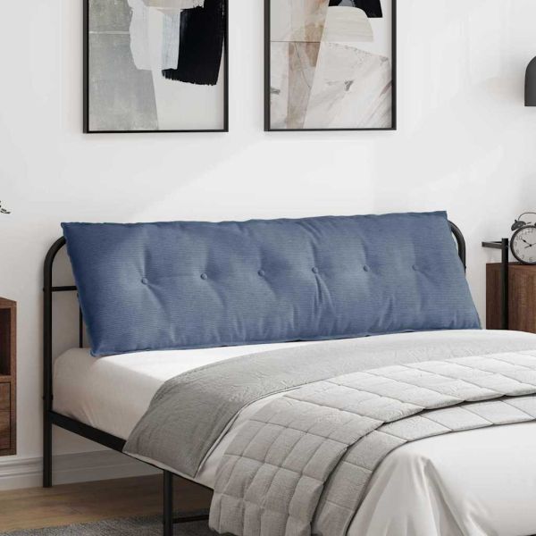 Възглавница за гръб Синьо 160 x 50 cm Кордюрова тъкан