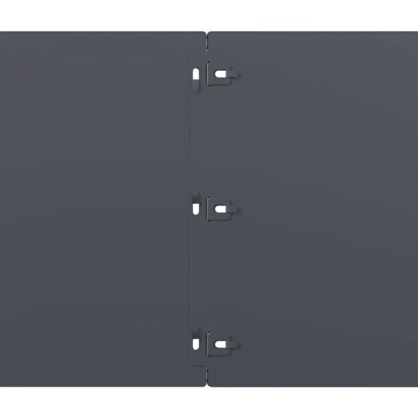 Подравняване на тревни площи 20 бр. антрацит 25x103 см